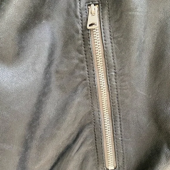 All Saints Leather Coat
